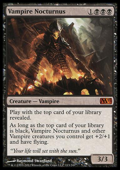 Magic the Gathering: 2013 Core Set (Base Set) card 113 Vampire Nocturnus