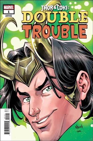 Thor & Loki: Double Trouble issue 1-D Todd Nauck Marvel Headshot Cover