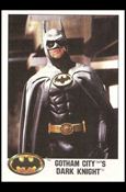 Batman: Series 1 (Base Set) card 19 Gotham City's Dark Knight