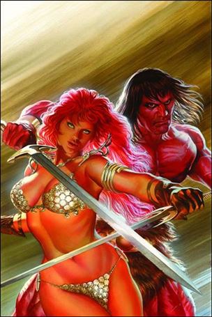 Red Sonja / Conan issue 1-G Alex Ross Signed Virgin Cover