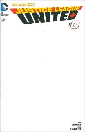 Justice League United issue 0-E Blank/Sketch Cover
