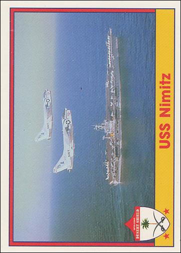 Operation Desert Shield (Base Set) card 52 USS Nimitz