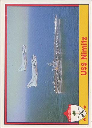 Operation Desert Shield (Base Set) card 52 USS Nimitz