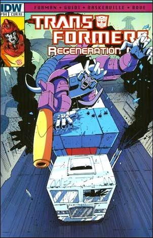 Transformers: Regeneration One issue 94-C Geoff Senior 1:10 Cover