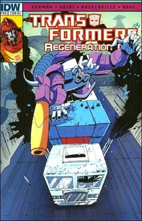 Transformers: Regeneration One issue 94-C Geoff Senior 1:10 Cover