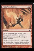 Magic the Gathering: Ravnica (Base Set)  card 122 Fiery Conclusion