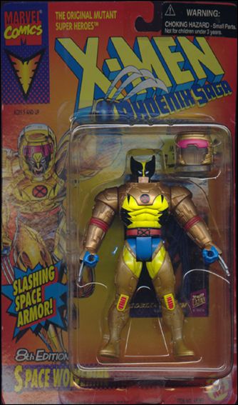 X-Men (Phoenix Saga Series)  figure 5 Wolverine (8th Edition); Spacesuit (Short Card)