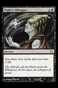 Magic the Gathering: Fifth Dawn (Base Set) card 55 Night's Whisper