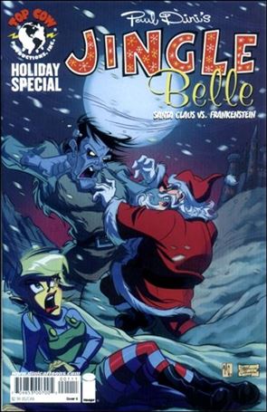 Jingle Belle: Santa Claus vs Frankenstein issue 1-B Stephanie Gladden Cover