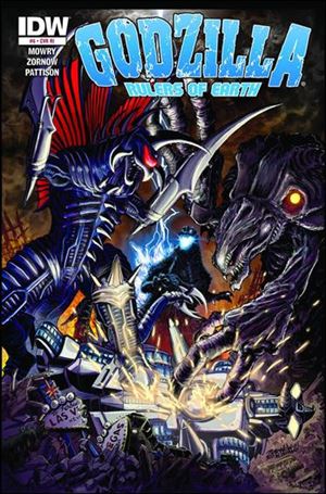 Godzilla: Rulers of the Earth issue 6-B Jeff Zarnov 1:10 Cover
