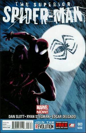 Superior Spider-Man (2013) issue 3-C Ryan Stegman Blue Cover (2nd Printing)