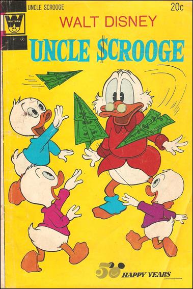 Walt Disney's Uncle Scrooge issue 110-B Whitman Cover