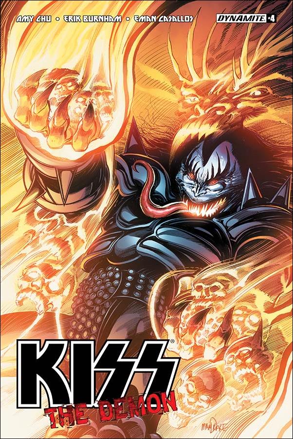 KISS: The Demon issue 4-B Tom Mandrake Cover