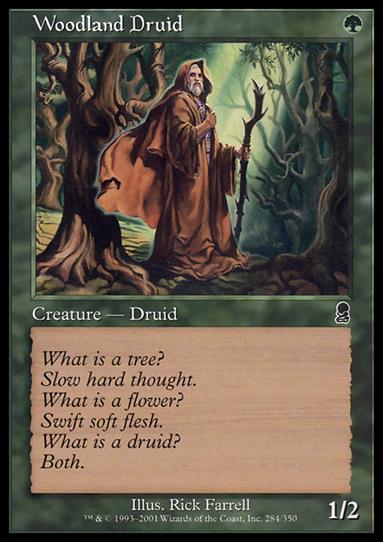 Magic the Gathering: Odyssey (Base Set) card 284 Woodland Druid