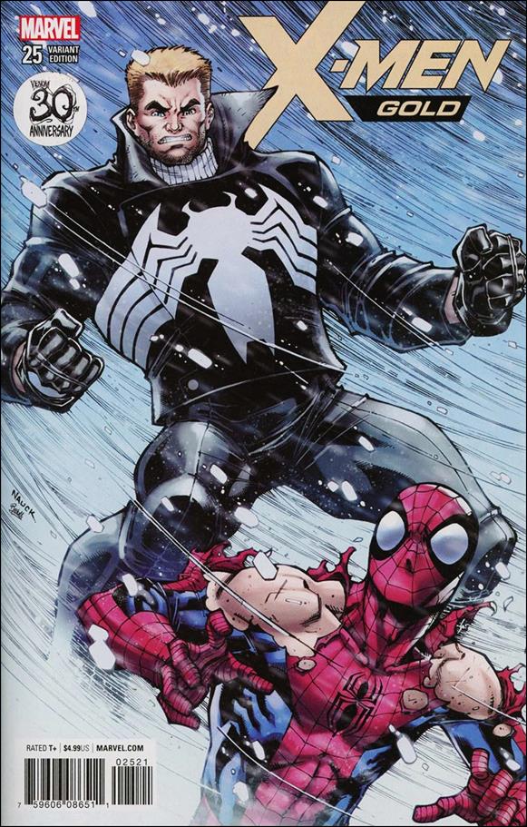 X-Men: Gold issue 25-B Todd Nauck Venom 30th Anniversary Cover
