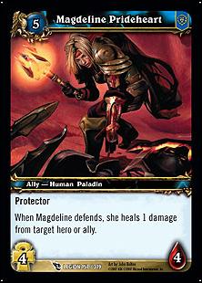 World of Warcraft: March of the Legion (Base Set) card 157 Magdeline Prideheart
