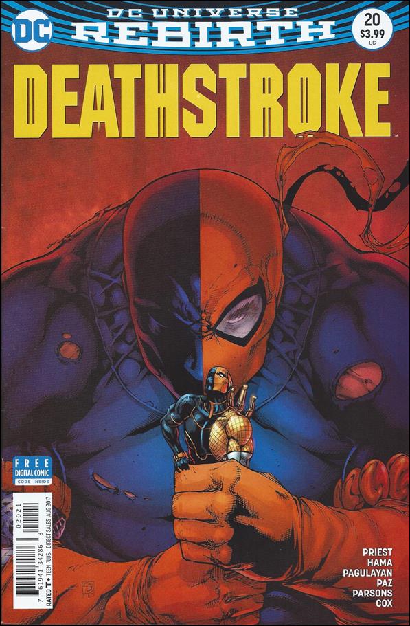 Deathstroke (2016) issue 20-B  Shane Davis Cover
