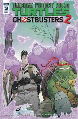 Teenage Mutant Ninja Turtles/Ghostbusters 2 issue 3 Dan Schoening Cover