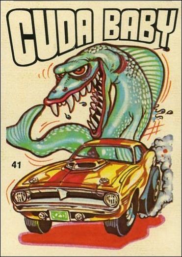 Odd Rod Allstars (Base Set) card 41 Cuda Baby