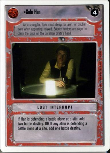 Star Wars: Premiere Unlimited (Base Set) card 252 Solo Han