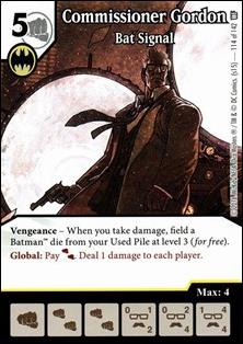 DC Comics Dice Masters World's Finest card 114 Commissioner Gordon: Bat Signal