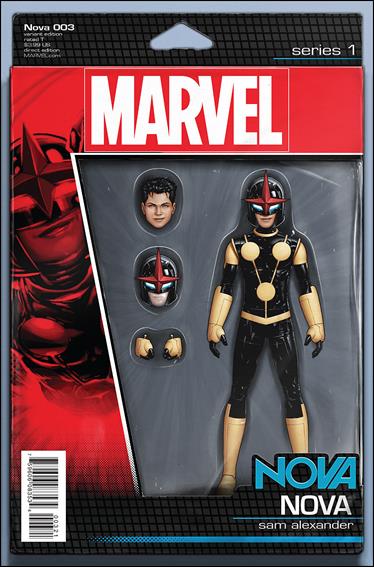 Nova (2016) issue 3-C John Tyler Christopher Action Figure Cover