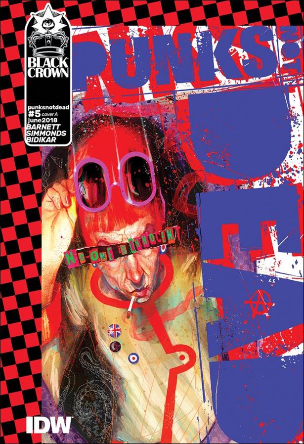 Punks Not Dead issue 5 Martin Simmonds Cover