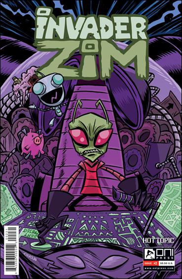 Invader Zim issue 2-C Hot Topic Cover