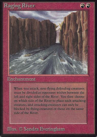 Magic the Gathering: Limited Edition Alpha (Base Set) card 168 Raging River