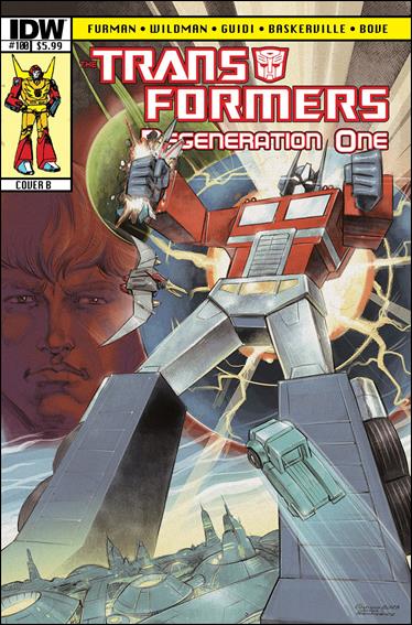 Transformers: Regeneration One issue 100-B Guido Guidi Cover