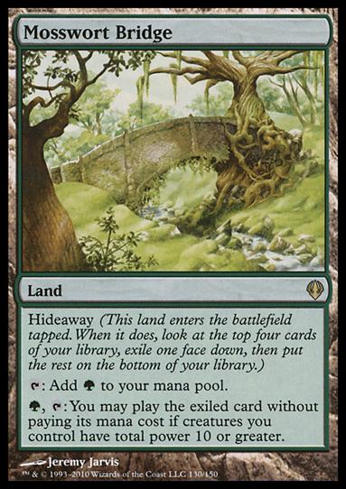 Magic the Gathering: Archenemy (Base Set) card 130 Mosswort Bridge