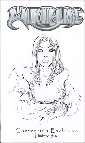 Witchblade (1995) issue 44-B Jay Company Wizard World East Sketch Cover 1/500