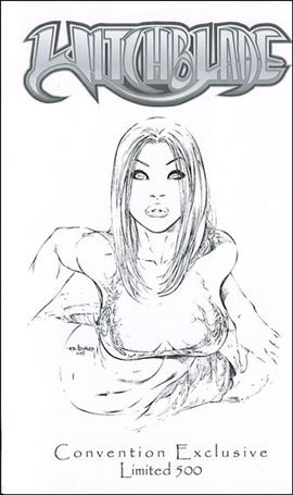 Witchblade (1995) issue 44-B Jay Company Wizard World East Sketch Cover 1/500
