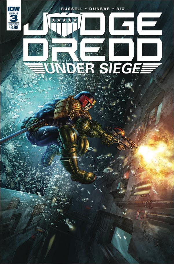Judge Dredd: Under Siege issue 3-B Alan Quah Cover