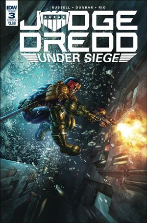 Judge Dredd: Under Siege issue 3-B Alan Quah Cover
