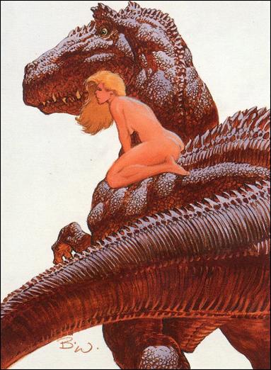 Bernie Wrightson II: More Macabre (Base Set) card 51 Reptile Ride