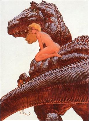 Bernie Wrightson II: More Macabre (Base Set) card 51 Reptile Ride