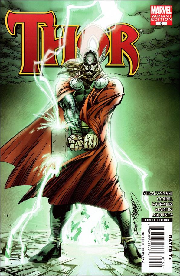 Thor (2007) issue 5-B J. Scott Campbell Cover