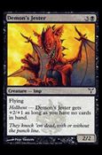 Magic the Gathering: Dissension (Base Set) card 42 Demon's Jester