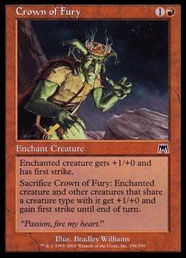 Magic the Gathering: Onslaught (Base Set) card 196 Crown of Fury