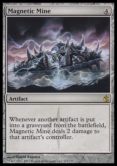 Magic the Gathering: Mirrodin Besieged (Base Set) card 113 Magnetic Mine