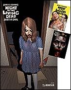 Night of the Living Dead: Just a Girl issue 1-D Sticker Set / Green Foil cover