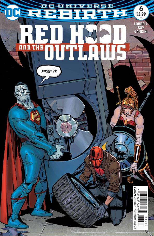 Red Hood and the Outlaws (2016) issue 6 Giuseppe Camuncoli Cover