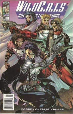 WildC.A.T.s: Covert Action Teams issue 21-B Newsstand Edition / Price Variant