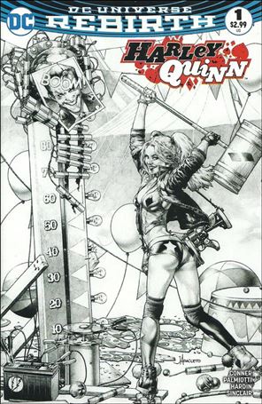 Harley Quinn (2016) issue 1-TR Jay Anacleto Heroic Dreams  Sketch Cover 1/1500
