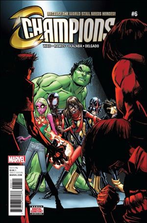 Champions (2016) issue 6 Humberto Ramos Cover