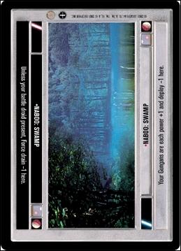 Star Wars: Coruscant Limited (Base Set) card 170 Naboo: Swamp