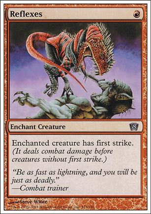 Magic the Gathering: 8th Edition (Base Set) card 213 Reflexes