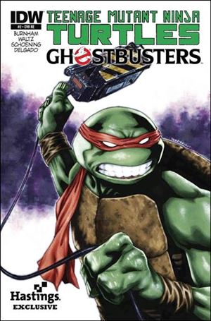 Teenage Mutant Ninja Turtles/Ghostbusters issue 2-E Brent Peeples Hastings Cover