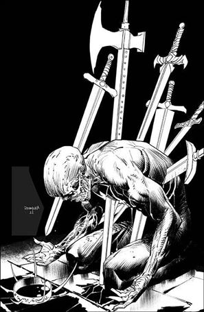 Once & Future issue 27-B Dan Mora 1:10 Black & White Virgin Cover